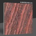 Alabaster Red Double Charge Vitrified Tiles
